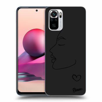 Picasee silikonový černý obal pro Xiaomi Redmi Note 10S - Couple girl