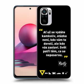 Obal pro Xiaomi Redmi Note 10S - Kazma - SVĚT PATŘÍ TĚM, CO SE NEPOSEROU