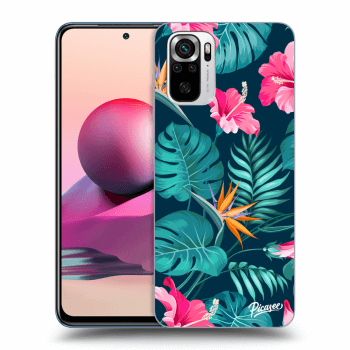 Obal pro Xiaomi Redmi Note 10S - Pink Monstera