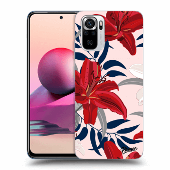 Obal pro Xiaomi Redmi Note 10S - Red Lily