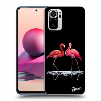 Obal pro Xiaomi Redmi Note 10S - Flamingos couple