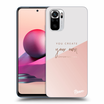Picasee silikonový průhledný obal pro Xiaomi Redmi Note 10S - You create your own opportunities
