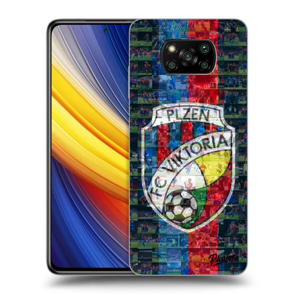 Picasee silikonový černý obal pro Xiaomi Poco X3 Pro - FC Viktoria Plzeň A