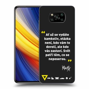 Obal pro Xiaomi Poco X3 Pro - Kazma - SVĚT PATŘÍ TĚM, CO SE NEPOSEROU