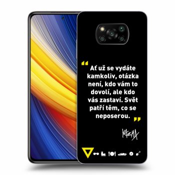 Obal pro Xiaomi Poco X3 Pro - Kazma - SVĚT PATŘÍ TĚM, CO SE NEPOSEROU