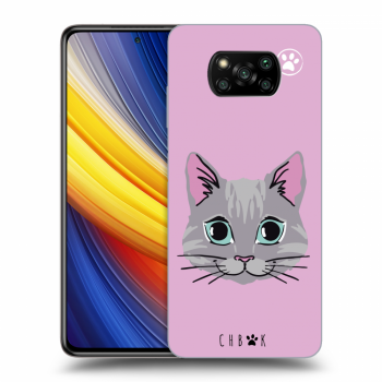 Picasee silikonový průhledný obal pro Xiaomi Poco X3 Pro - Chybí mi kočky - Růžová