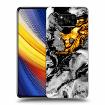 Obal pro Xiaomi Poco X3 Pro - Black Gold 2