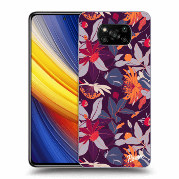 Obal pro Xiaomi Poco X3 Pro - Purple Leaf