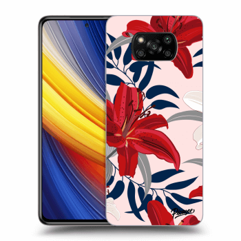 Obal pro Xiaomi Poco X3 Pro - Red Lily