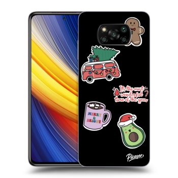 Obal pro Xiaomi Poco X3 Pro - Christmas Stickers