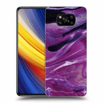 Obal pro Xiaomi Poco X3 Pro - Purple glitter