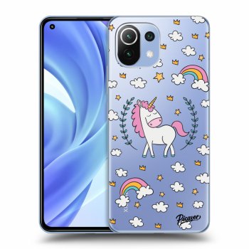 Picasee silikonový průhledný obal pro Xiaomi Mi 11 - Unicorn star heaven
