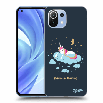 Picasee silikonový černý obal pro Xiaomi Mi 11 - Believe In Unicorns