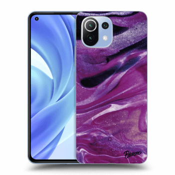 Obal pro Xiaomi Mi 11 - Purple glitter