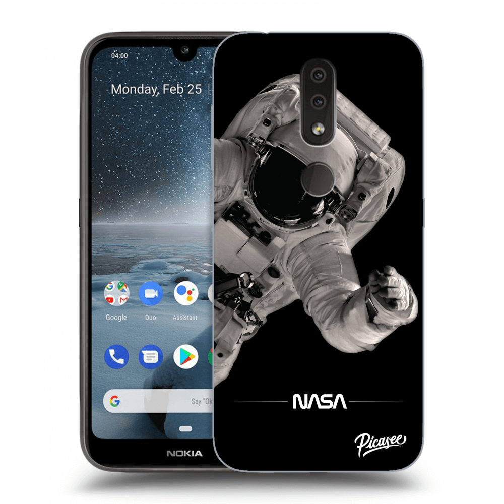 Picasee silikonový průhledný obal pro Nokia 4.2 - Astronaut Big