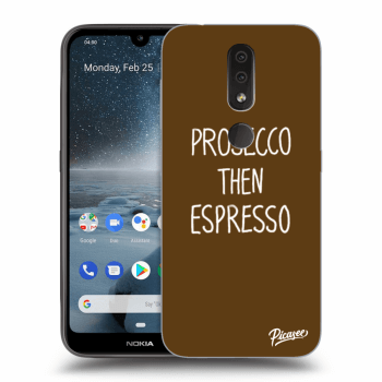 Picasee silikonový průhledný obal pro Nokia 4.2 - Prosecco then espresso