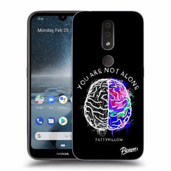 Obal pro Nokia 4.2 - Brain - White