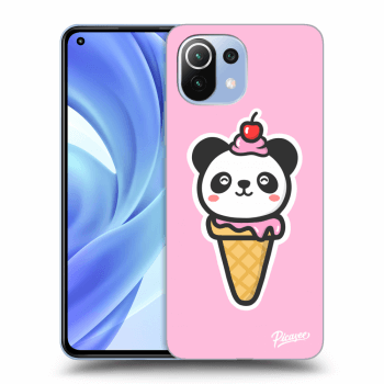 Picasee silikonový průhledný obal pro Xiaomi Mi 11 Lite - Ice Cream Panda
