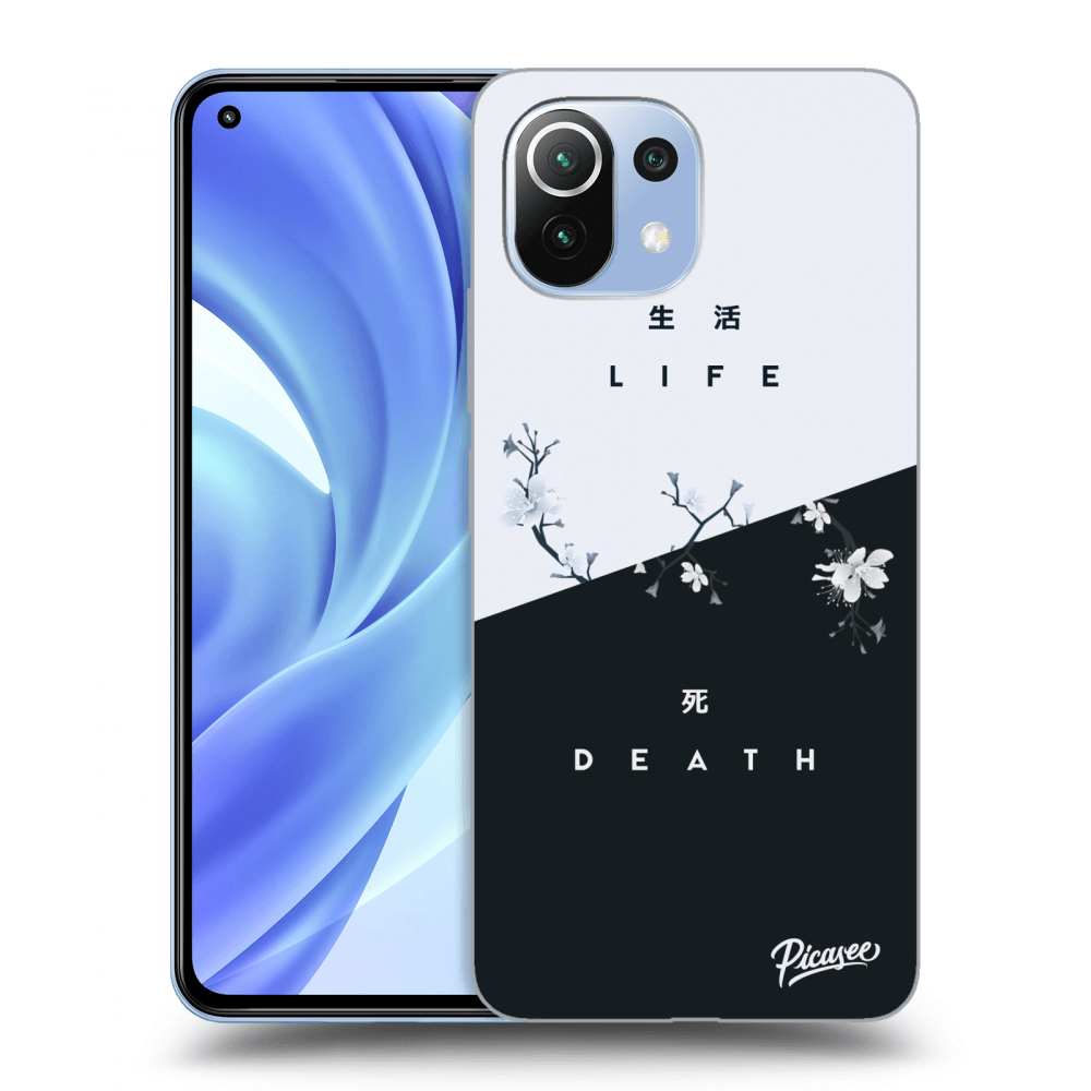 Picasee silikonový černý obal pro Xiaomi Mi 11 Lite - Life - Death