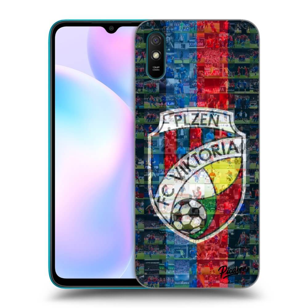 Picasee silikonový průhledný obal pro Xiaomi Redmi 9AT - FC Viktoria Plzeň A
