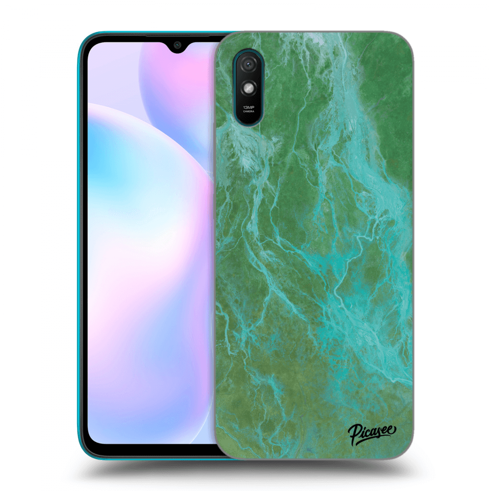 Picasee ULTIMATE CASE pro Xiaomi Redmi 9AT - Green marble