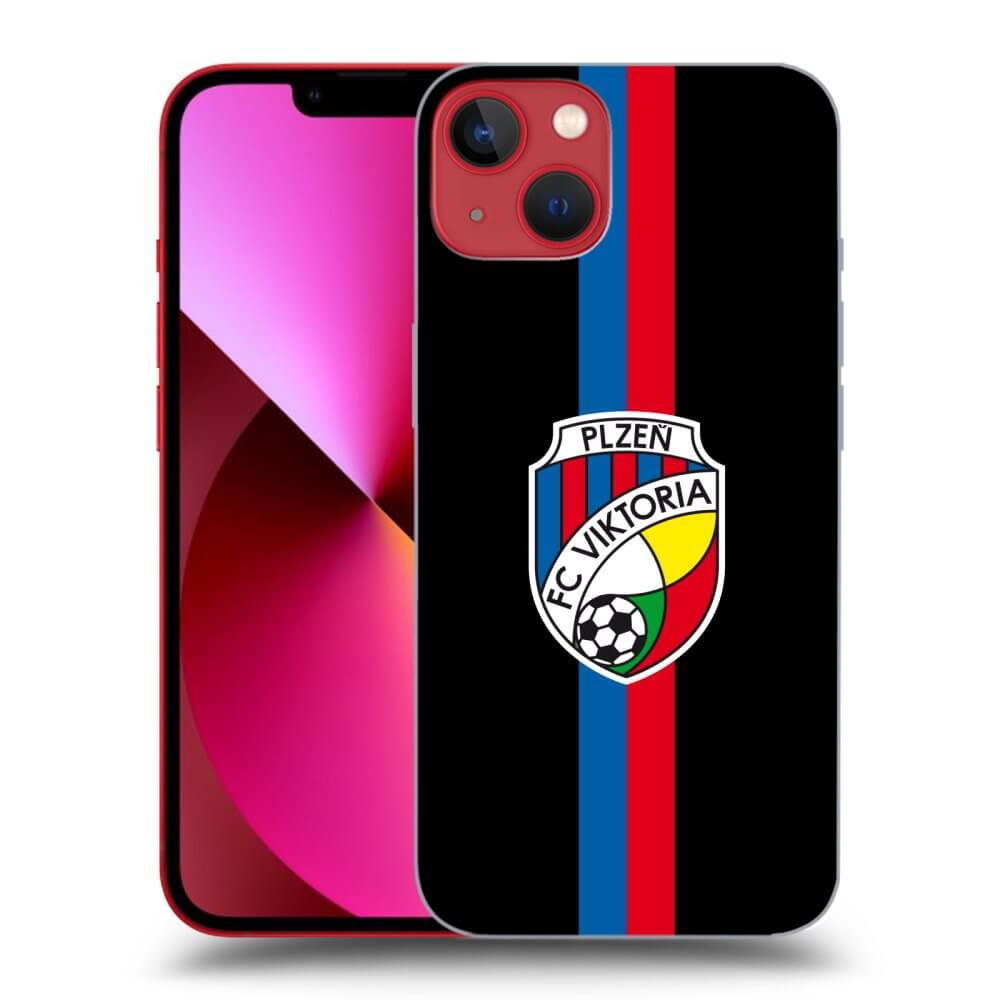 Picasee silikonový černý obal pro Apple iPhone 13 - FC Viktoria Plzeň H
