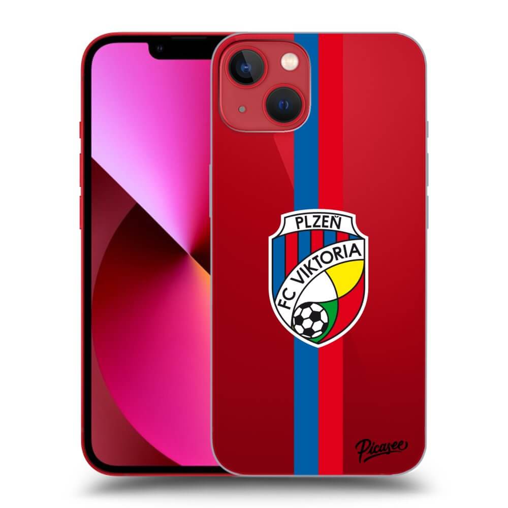 Picasee silikonový průhledný obal pro Apple iPhone 13 - FC Viktoria Plzeň H