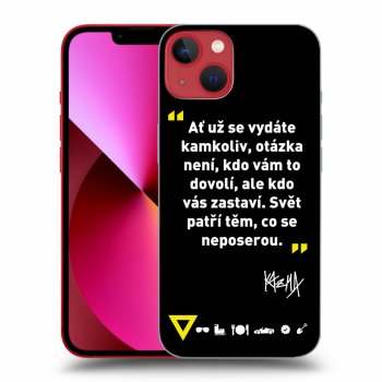 Obal pro Apple iPhone 13 - Kazma - SVĚT PATŘÍ TĚM, CO SE NEPOSEROU