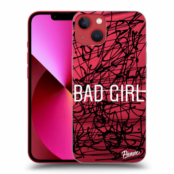 Picasee silikonový černý obal pro Apple iPhone 13 - Bad girl