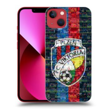 Picasee silikonový černý obal pro Apple iPhone 13 - FC Viktoria Plzeň A