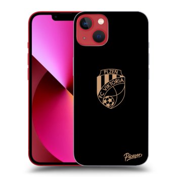 Picasee silikonový černý obal pro Apple iPhone 13 - FC Viktoria Plzeň I