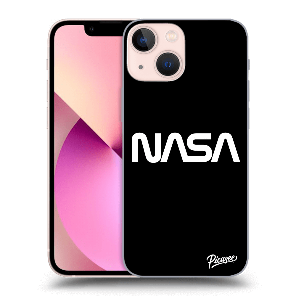 Picasee silikonový průhledný obal pro Apple iPhone 13 mini - NASA Basic
