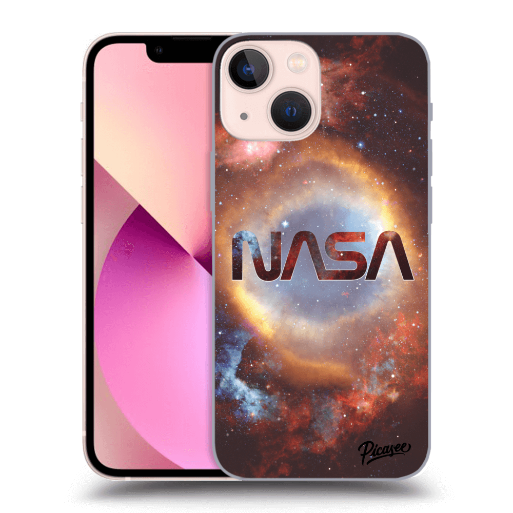 Picasee silikonový průhledný obal pro Apple iPhone 13 mini - Nebula