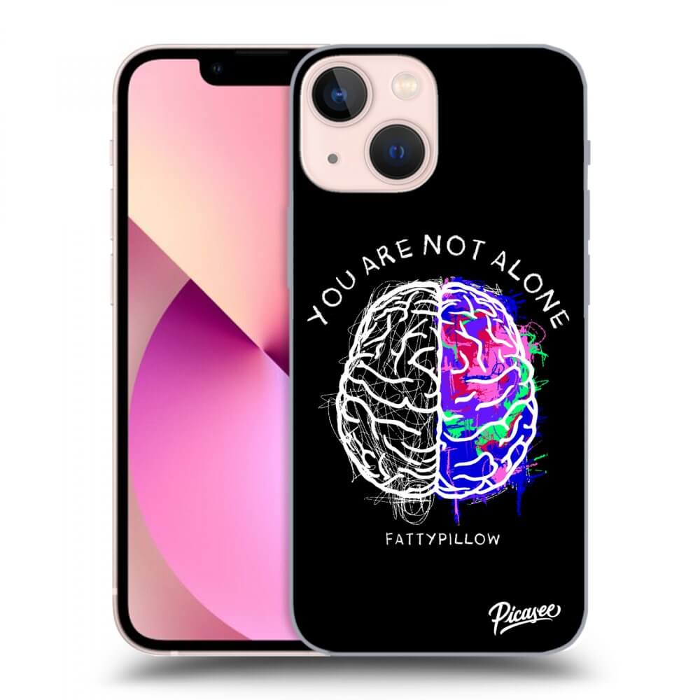 Picasee ULTIMATE CASE pro Apple iPhone 13 mini - Brain - White