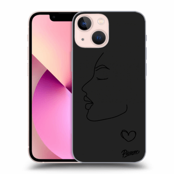 Picasee silikonový černý obal pro Apple iPhone 13 mini - Couple girl