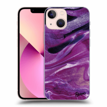 Obal pro Apple iPhone 13 mini - Purple glitter