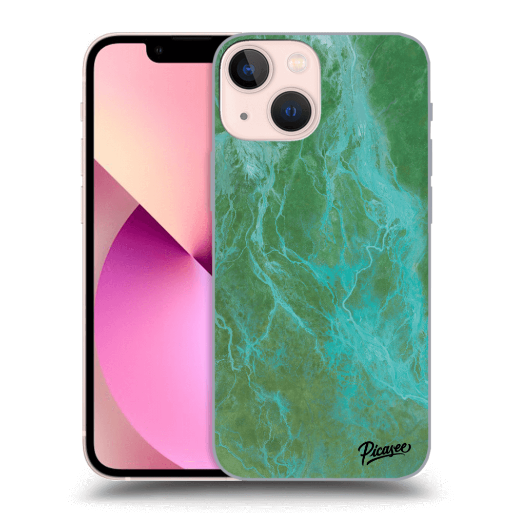 Picasee ULTIMATE CASE MagSafe pro Apple iPhone 13 mini - Green marble