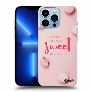 Picasee silikonový průhledný obal pro Apple iPhone 13 Pro - Life is as sweet as you are