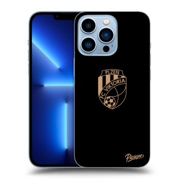 Picasee silikonový černý obal pro Apple iPhone 13 Pro - FC Viktoria Plzeň I