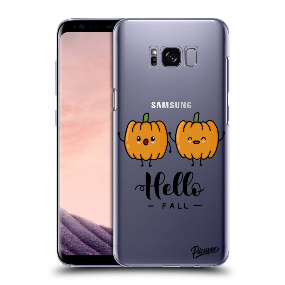 Picasee silikonový průhledný obal pro Samsung Galaxy S8+ G955F - Hallo Fall