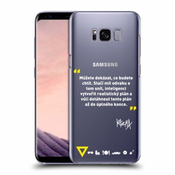 Obal pro Samsung Galaxy S8+ G955F - Kazma - MŮŽETE DOKÁZAT, CO BUDETE CHTÍT