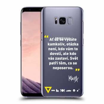 Obal pro Samsung Galaxy S8+ G955F - Kazma - SVĚT PATŘÍ TĚM, CO SE NEPOSEROU