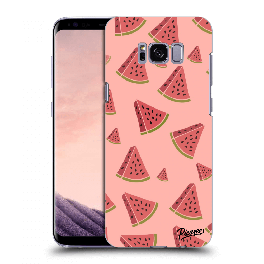 Picasee silikonový průhledný obal pro Samsung Galaxy S8+ G955F - Watermelon