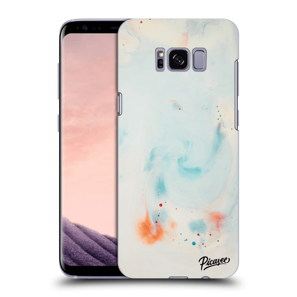 Picasee silikonový průhledný obal pro Samsung Galaxy S8+ G955F - Splash
