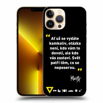 Obal pro Apple iPhone 13 Pro Max - Kazma - SVĚT PATŘÍ TĚM, CO SE NEPOSEROU