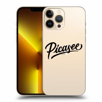 Picasee silikonový průhledný obal pro Apple iPhone 13 Pro Max - Picasee - old logo - black