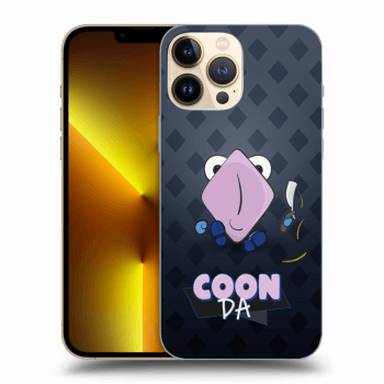Picasee silikonový průhledný obal pro Apple iPhone 13 Pro Max - COONDA holátko - tmavá