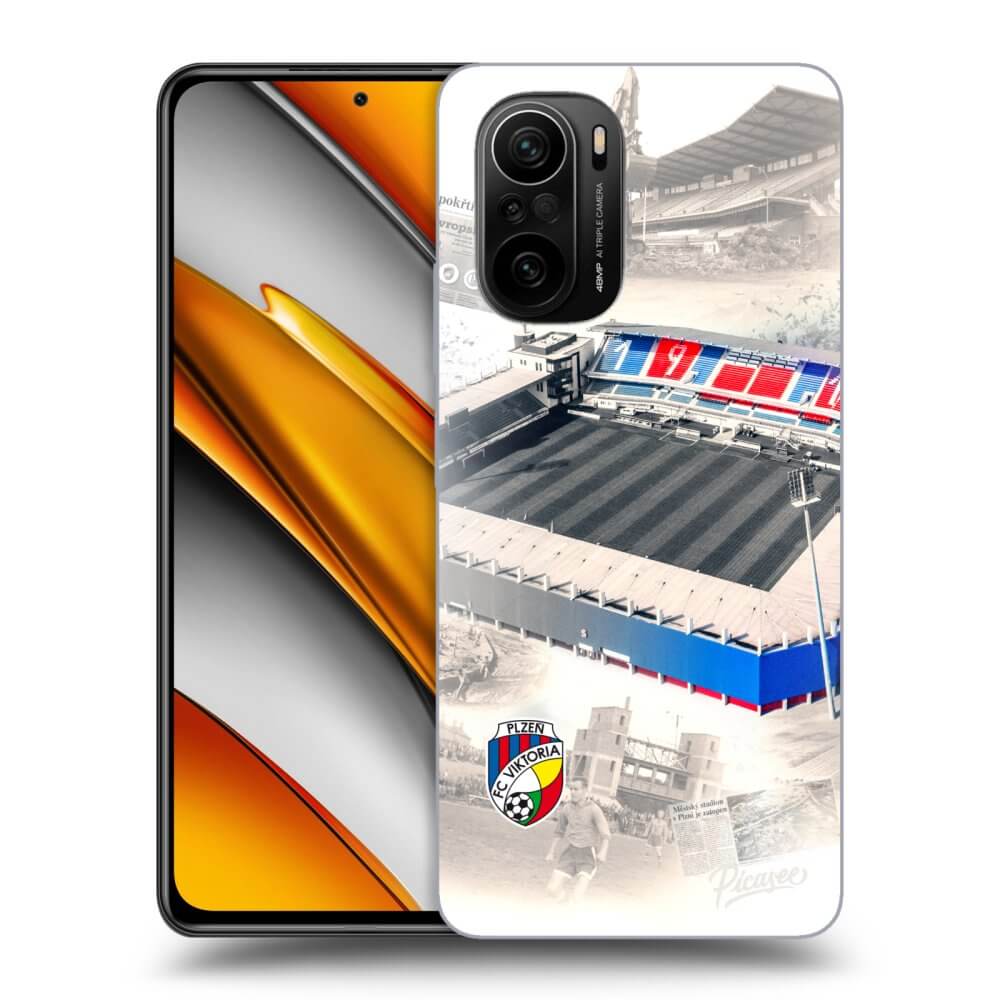 Picasee silikonový průhledný obal pro Xiaomi Poco F3 - FC Viktoria Plzeň G