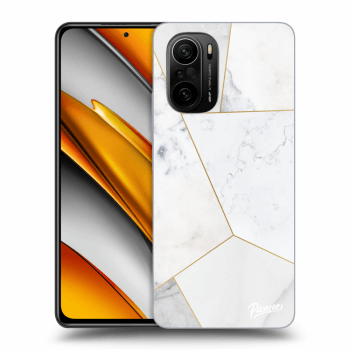 Obal pro Xiaomi Poco F3 - White tile