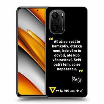 Obal pro Xiaomi Poco F3 - Kazma - SVĚT PATŘÍ TĚM, CO SE NEPOSEROU